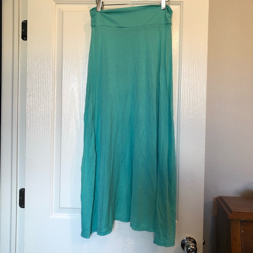 Aqua Maxi Skirt